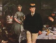 Edouard Manet The Luncheon in the Studio Sweden oil painting reproduction